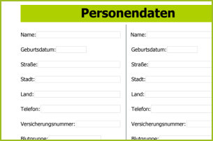 Personendaten - kostenloses Bonusmaterial Wohnmobil Reisemobil Logbuch